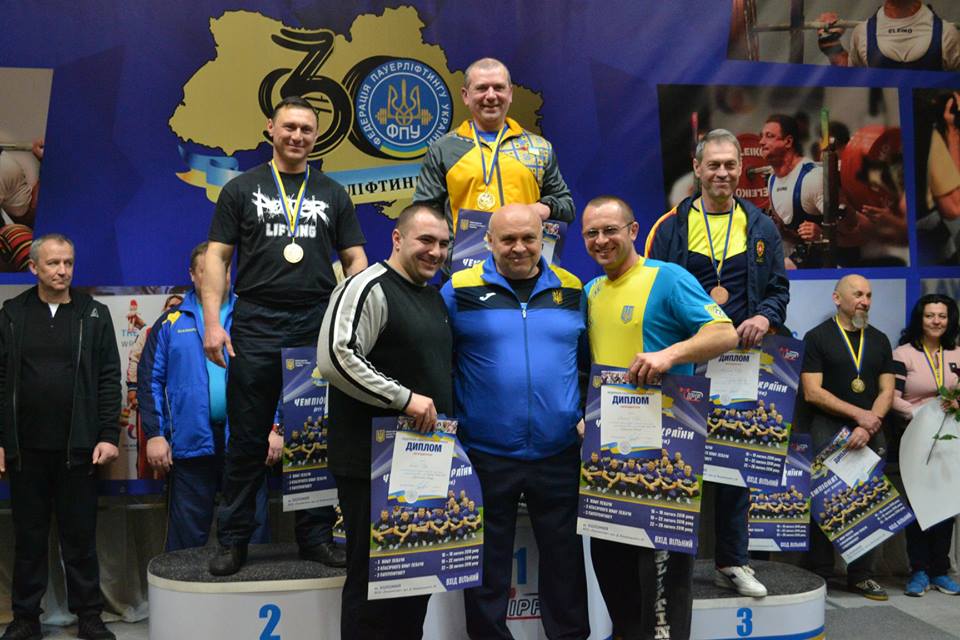 Тарас Бубен срібний призер чемпіонату України з жиму лежачи зі своїм тренером